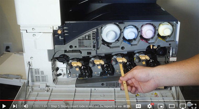 How to Clean the Drum Lens on the Xerox AltaLink B8100/C8100